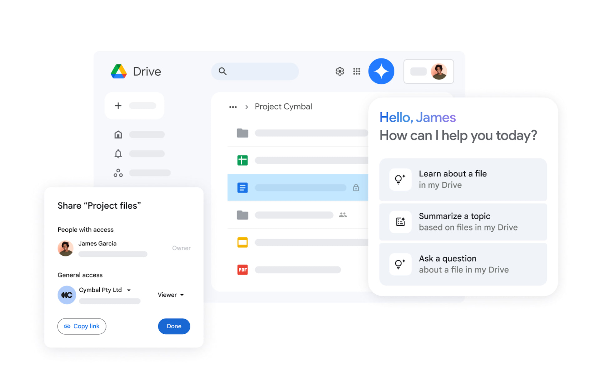 หน้าตาของ Google Drive
